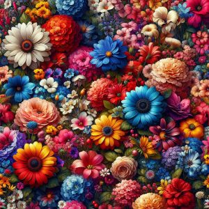 Bright Flower Wallpaper Generator