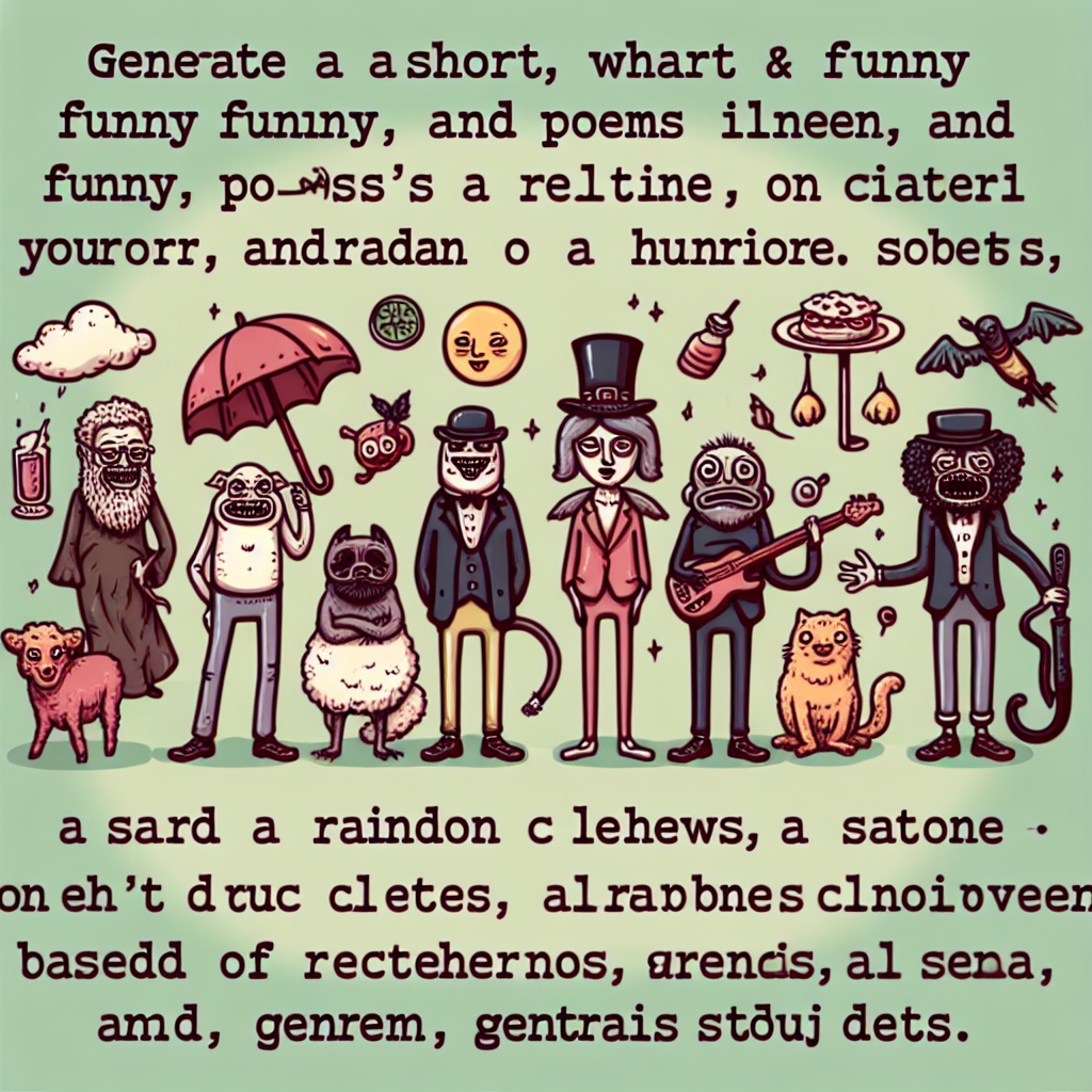 Clerihew Generator