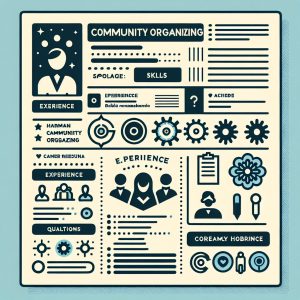Community Organizer Resume Generator