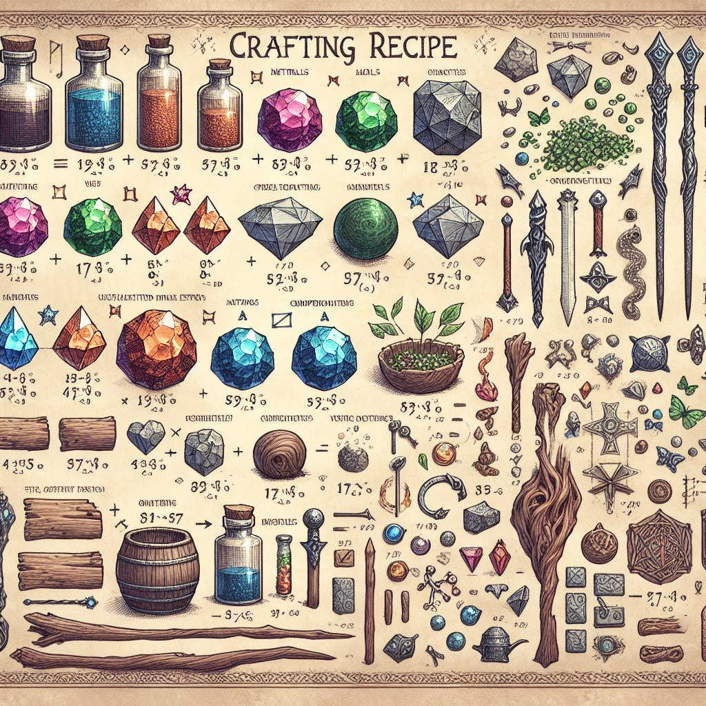 Crafting Material Game Generator
