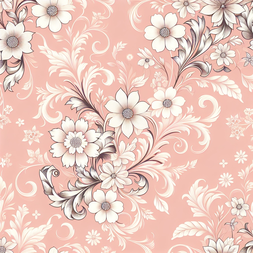 Cute Pink Flower Wallpaper Generator