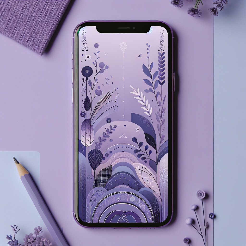 Cute Purple Wallpaper Iphone Generator