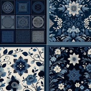 Dark Navy Blue Wallpaper Generator