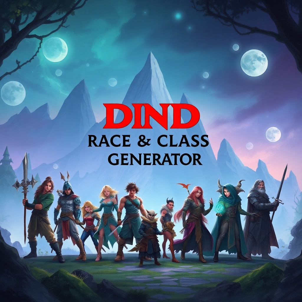 Dnd Race And Class Generator