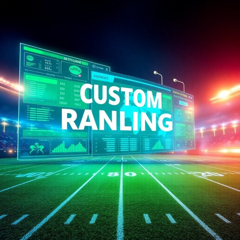 Fantasy Football Custom Rankings Generator