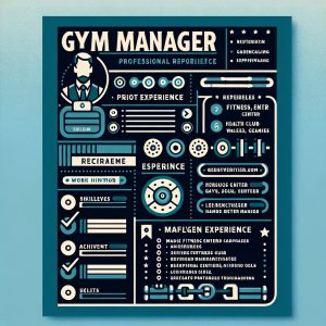 Gym Manager Resume Generator