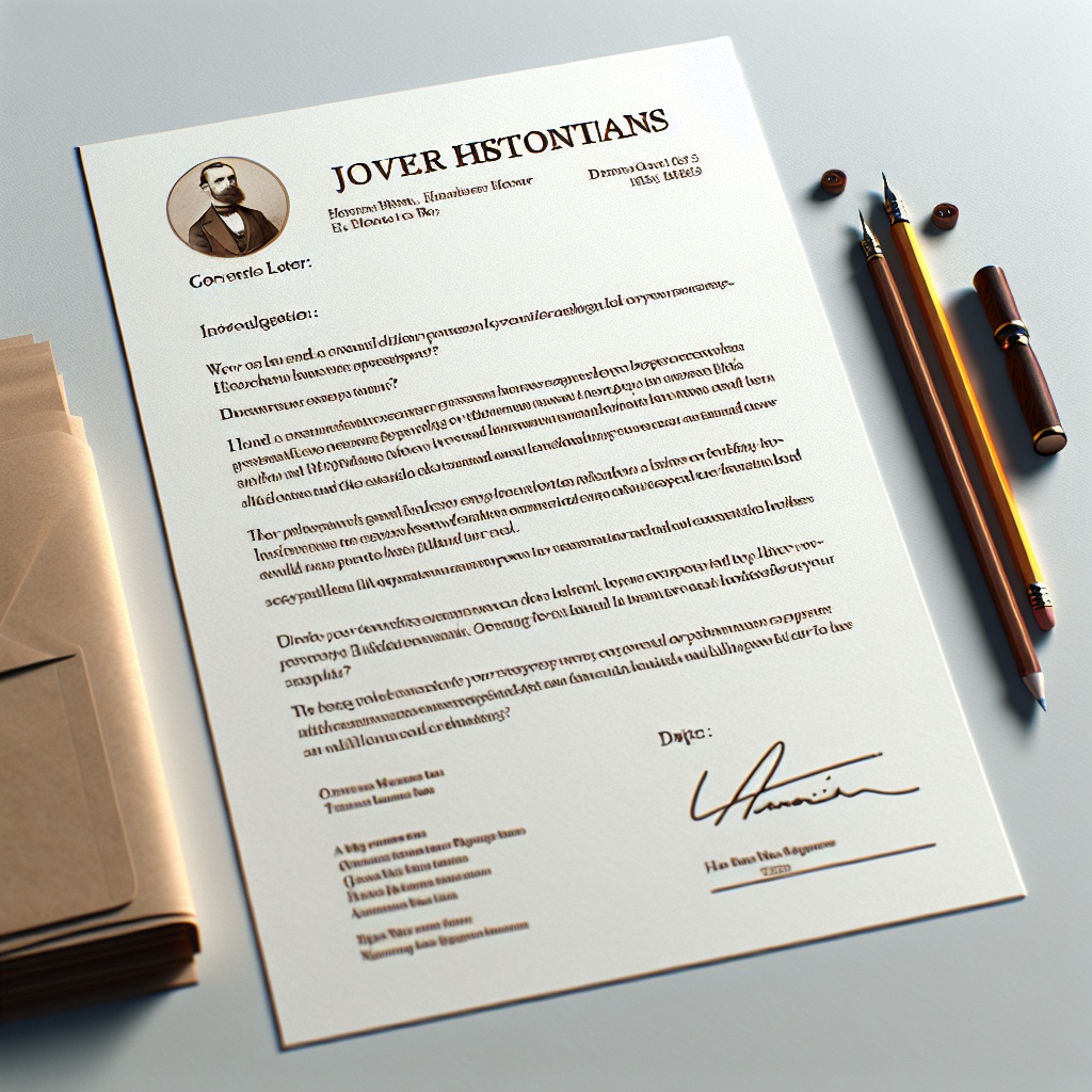 Historian Cover Letter Generator