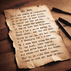 Ironic Poem Generator