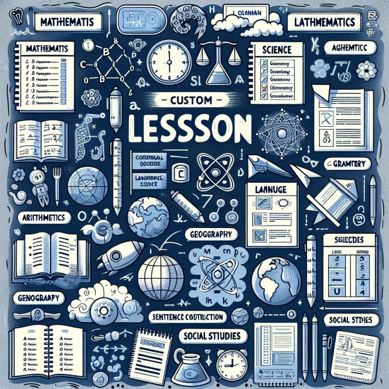Lesson Worksheet Generator