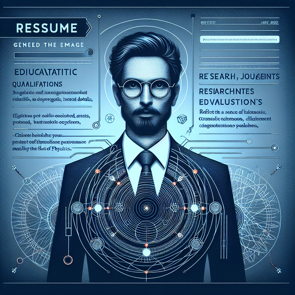 Physicist Resume Generator