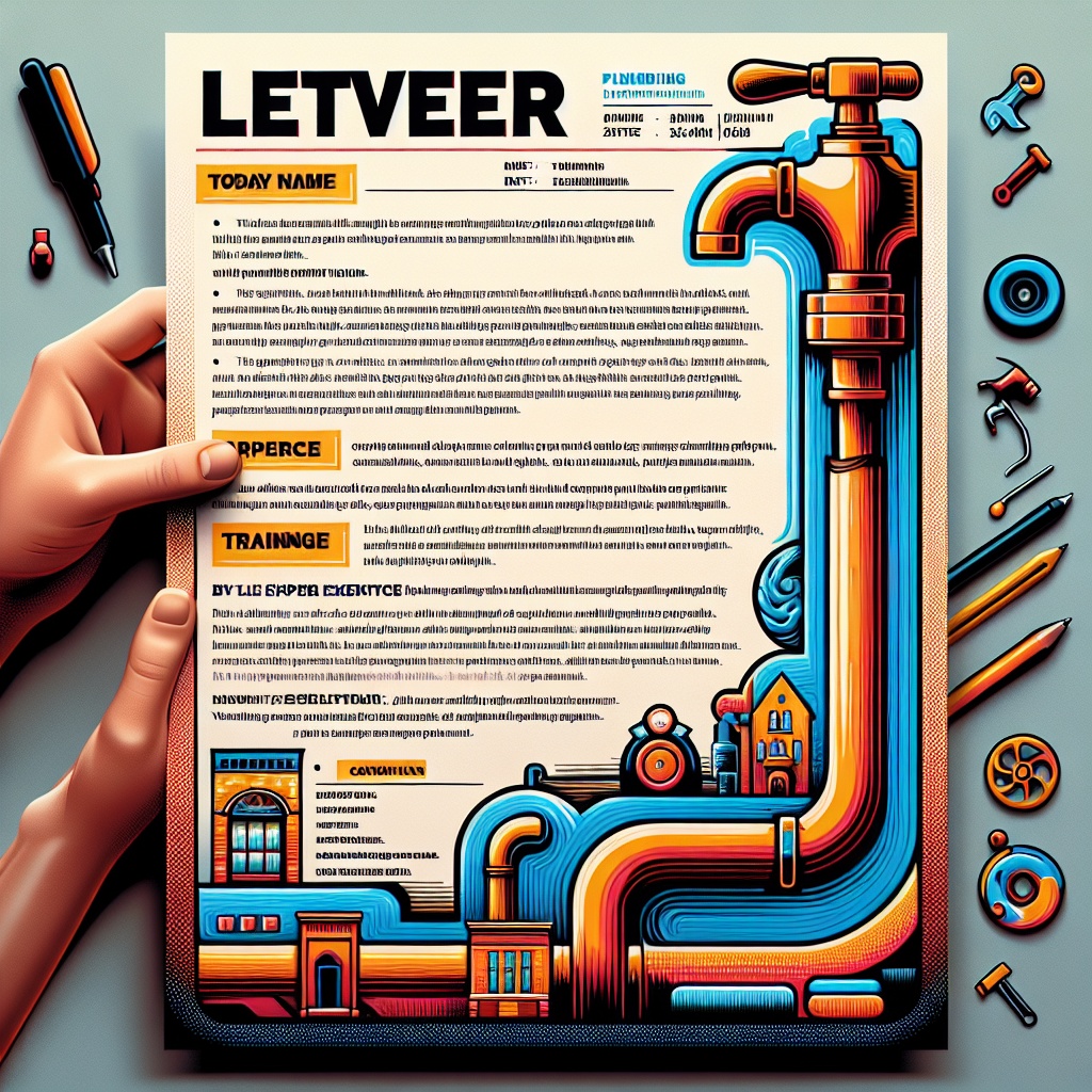 Plumber Cover Letter Generator
