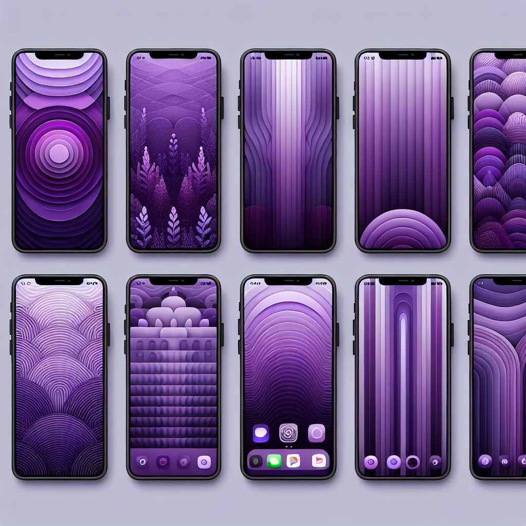 Purple Plain Wallpaper Generator