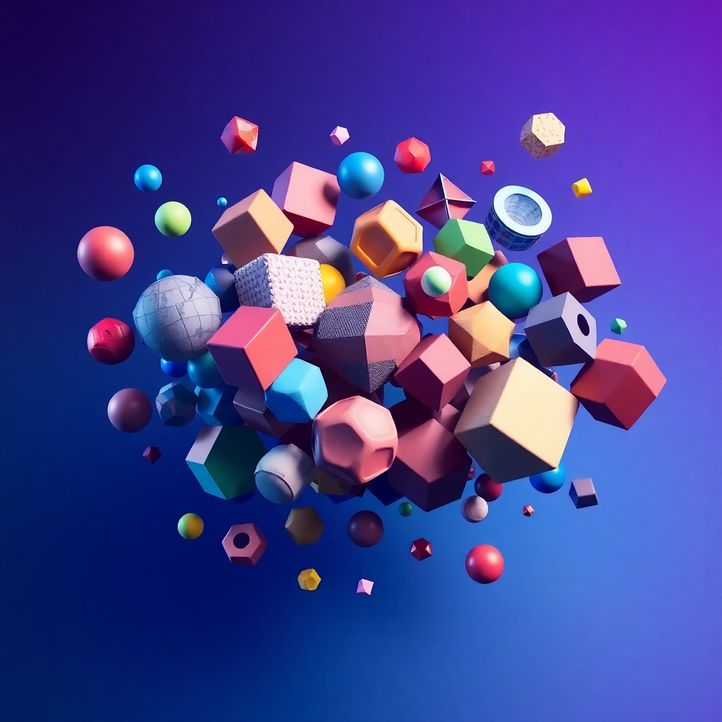 Random 3d Shape Generator