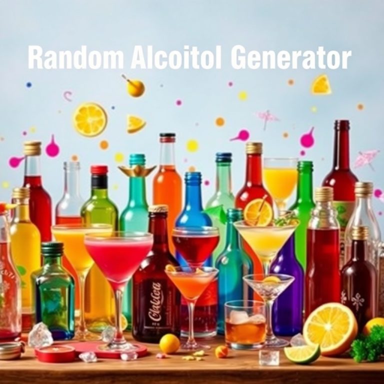 Random Alcohol Generator