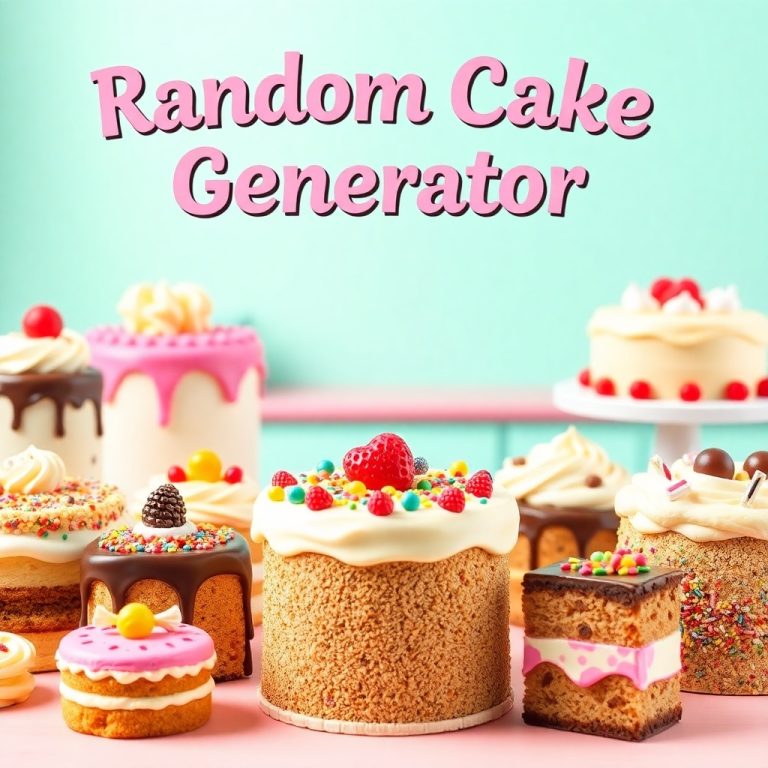 Random Cake Generator