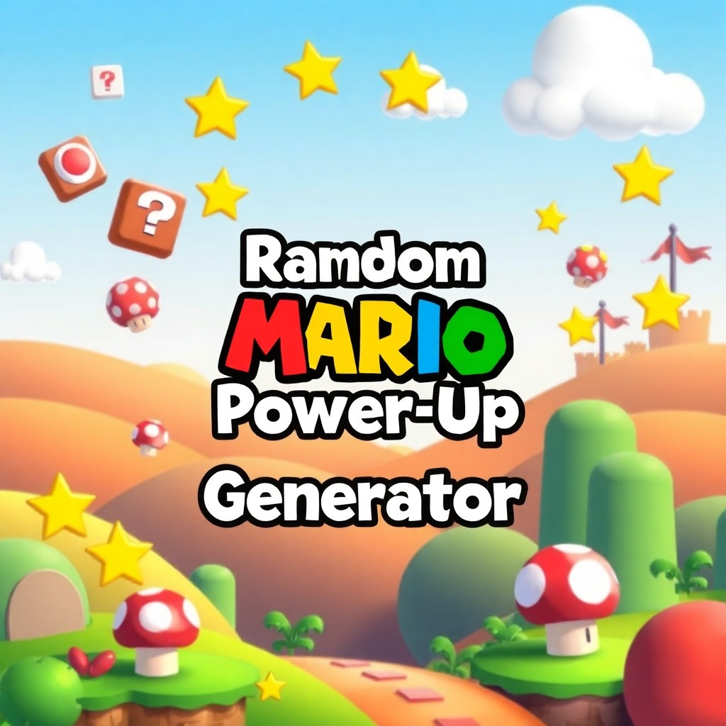Random Mario Power Up Generator