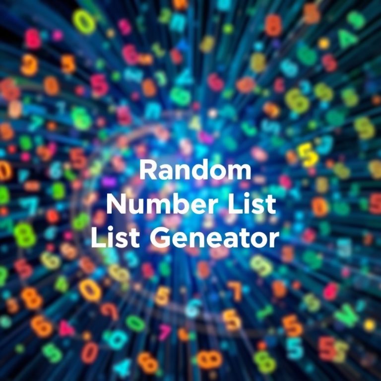 Random Number List Generator