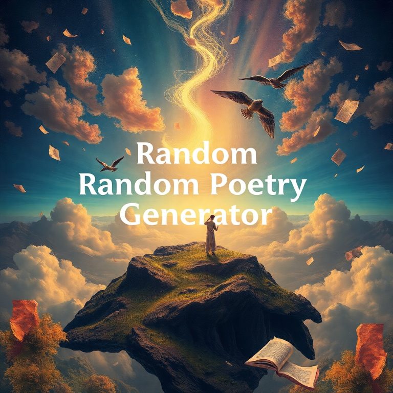 Random Poetry Generator