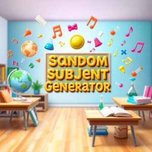 Random School Subject Generator