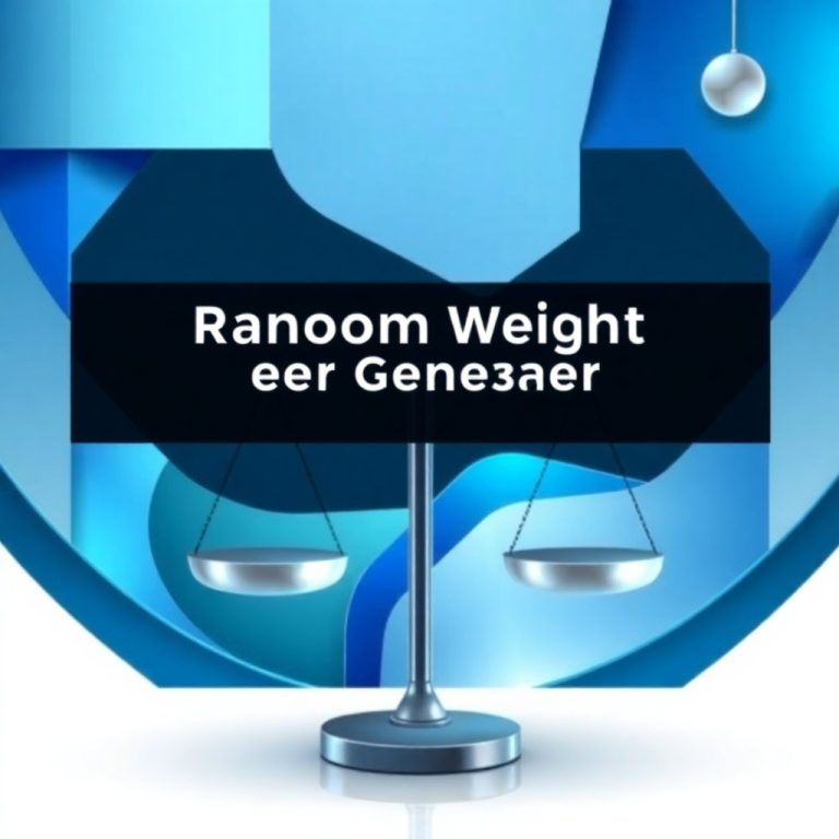 Random Weight Generator