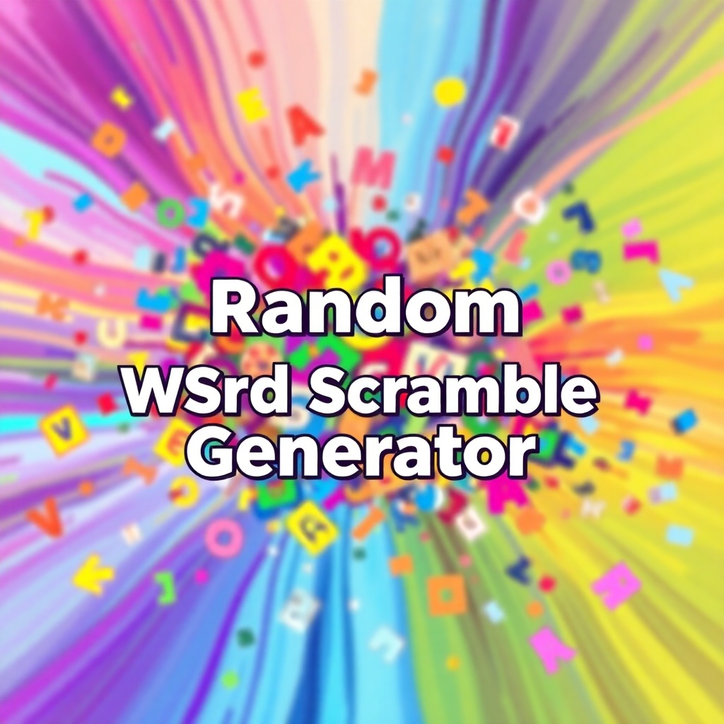 Random Word Scramble Generator