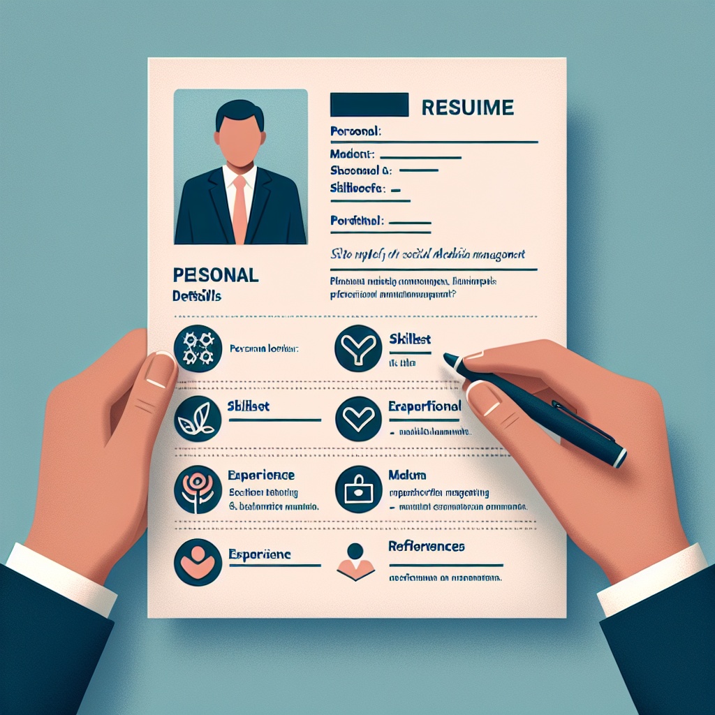 Social Media Manager Resume Generator