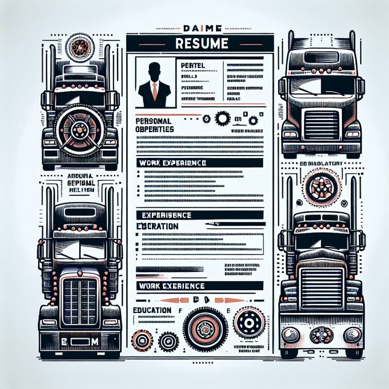 Truck Driver Resume Generator