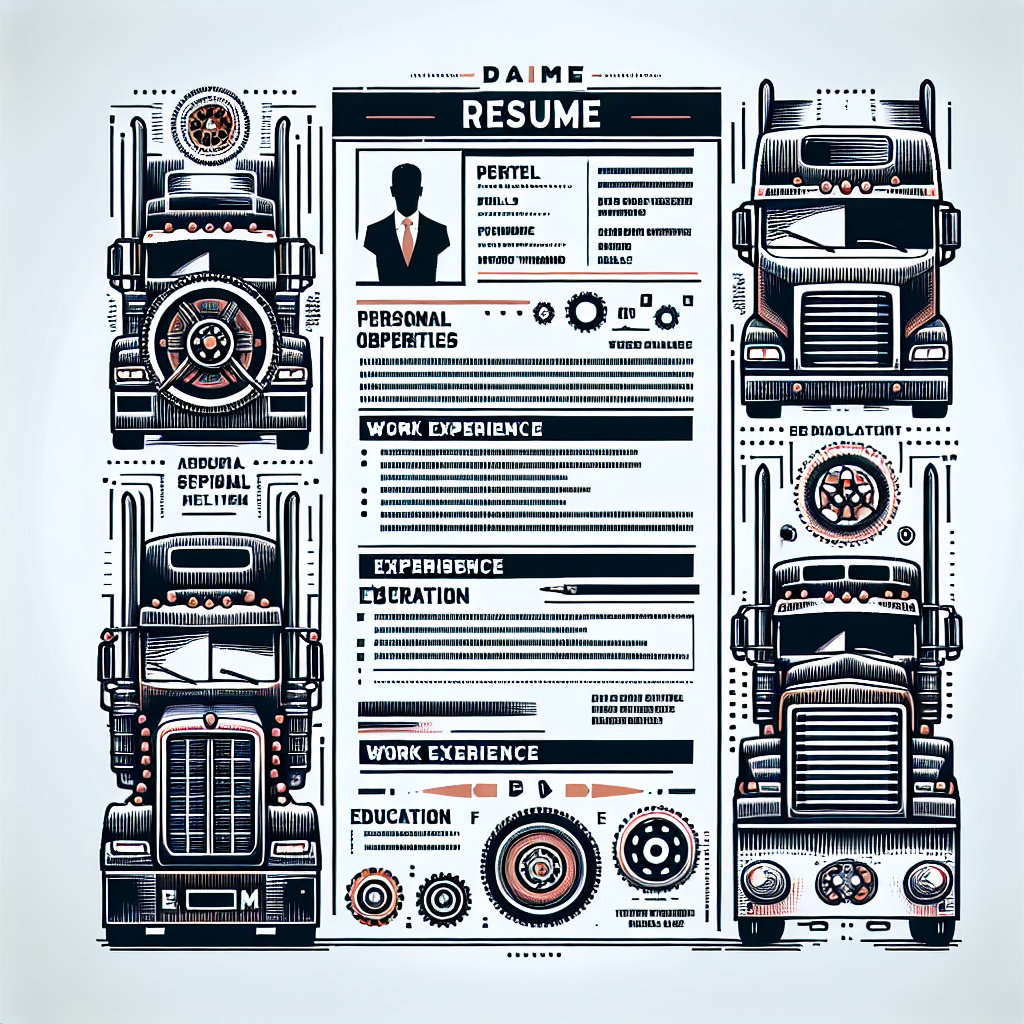 Truck Driver Resume Generator