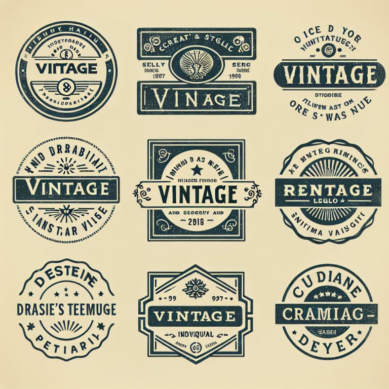 Vintage Unique Logo Generator