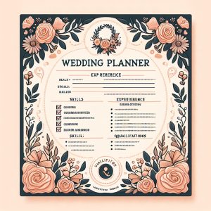 Wedding Planner Resume Generator